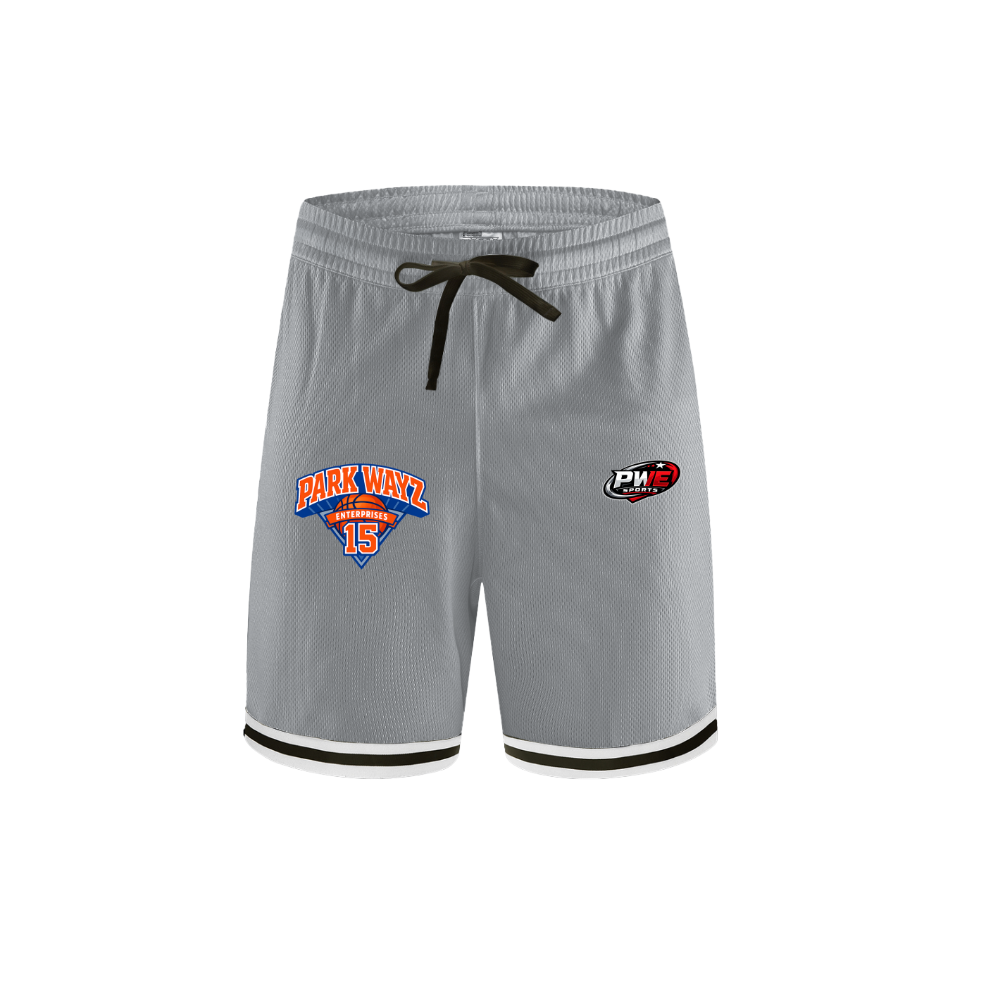 PWE Knicks Tribute Classic Stripe Trim Basketball Shorts