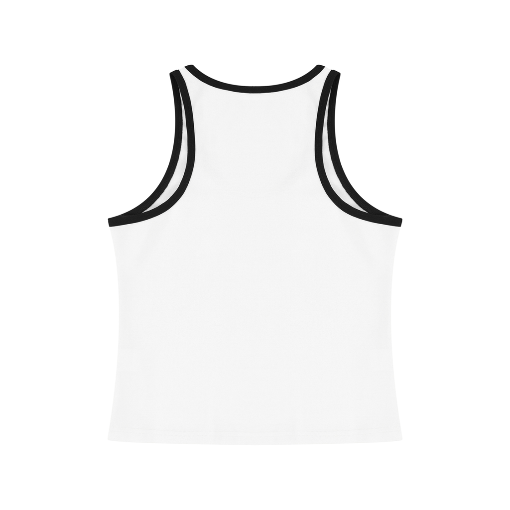 PWE Lux Logo Women's Color Block Cropped Tank Top