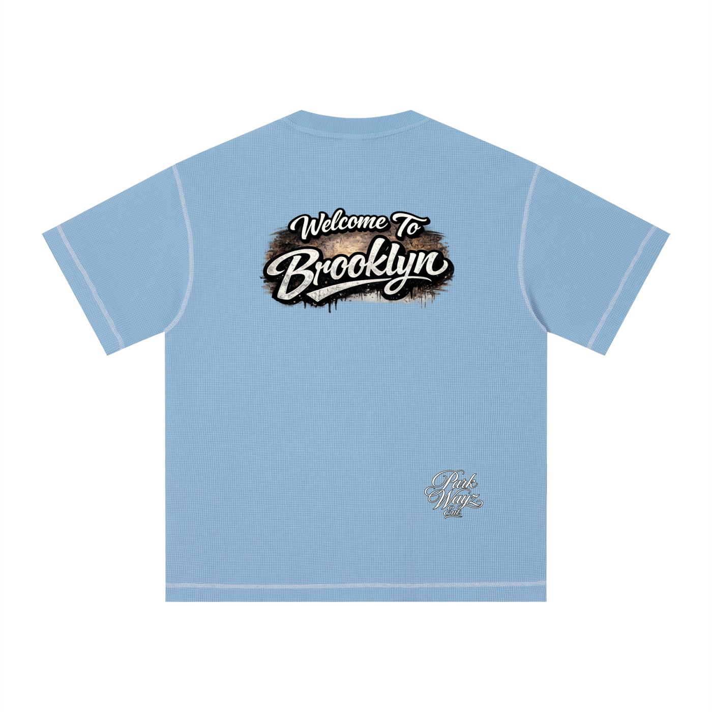 PWE W2BK NYC Unisex Sunfade Waffle Boxy T-Shirt