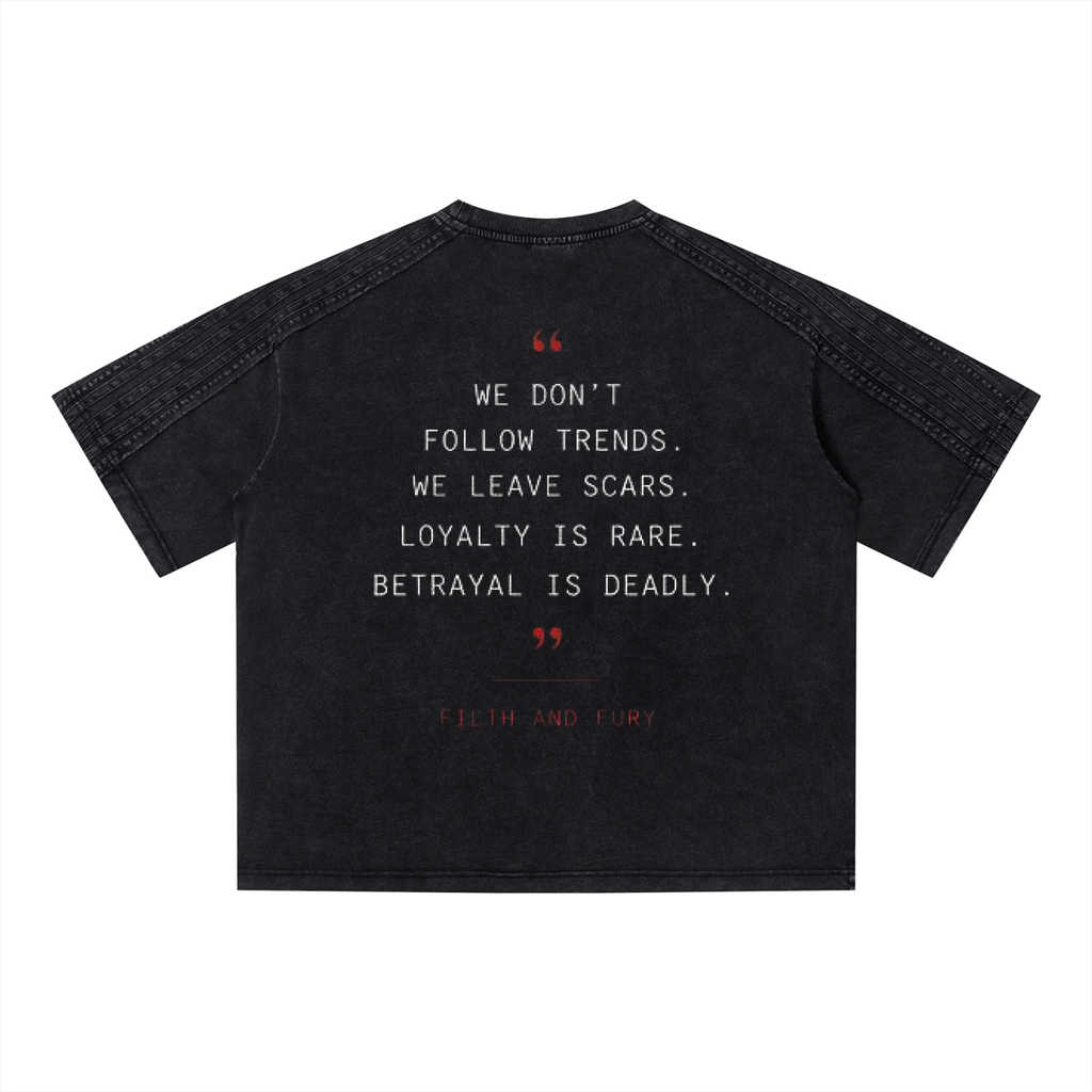 PWE x Filth & Fury Unisex Vintage Wash Boxy T-Shirt