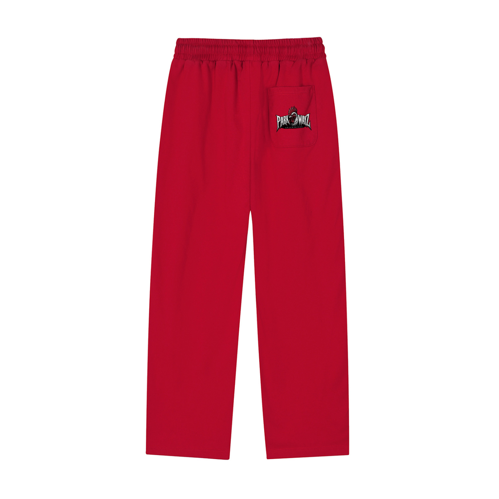 PWE Sports Reflection Striped Straight-Leg Sweatpants