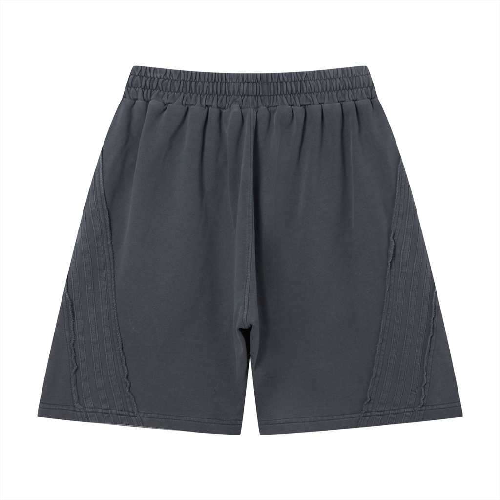 PWE x Filth Fury Unisex Vintage Wash Raw Edge Shorts