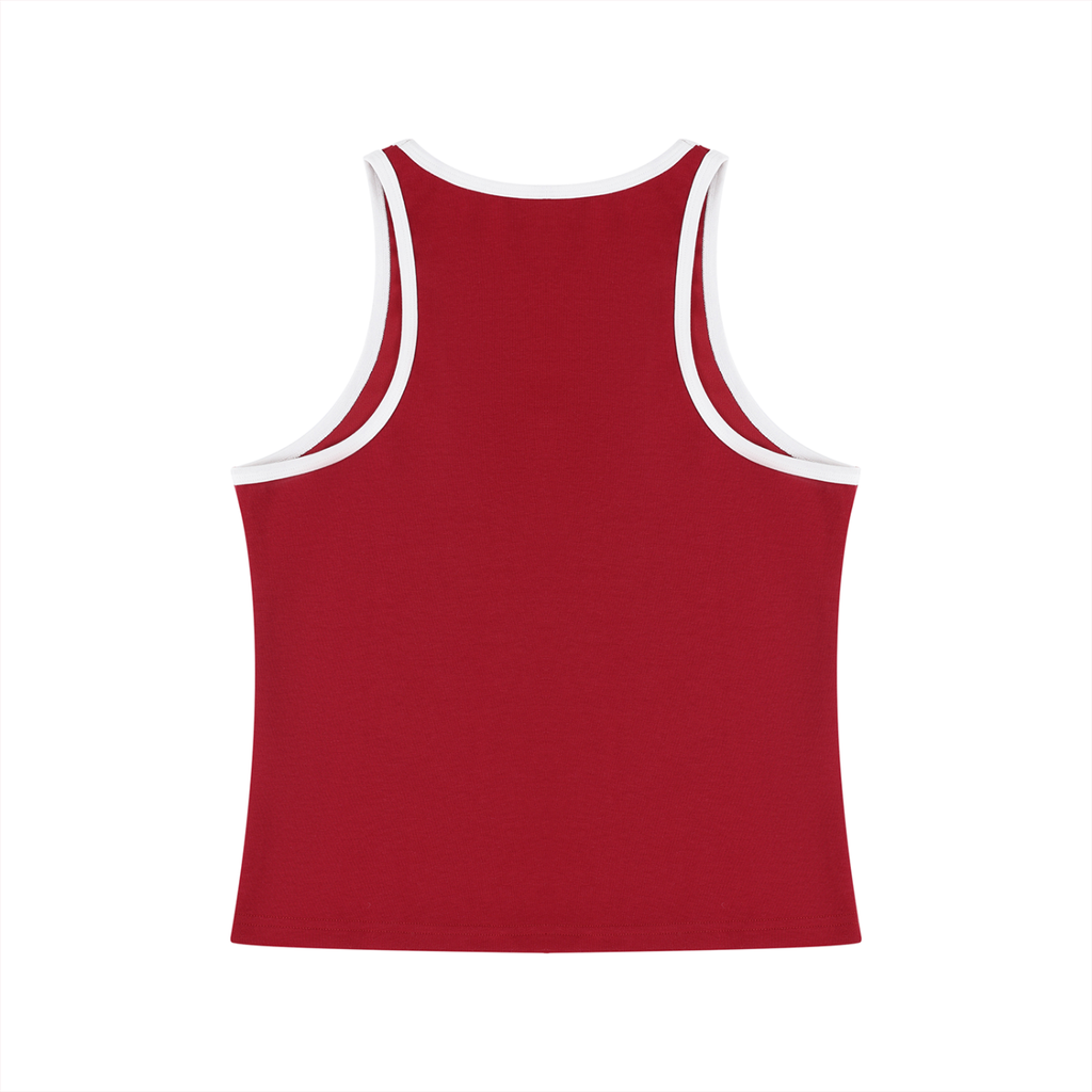 PWE Lux Logo Women's Color Block Cropped Tank Top