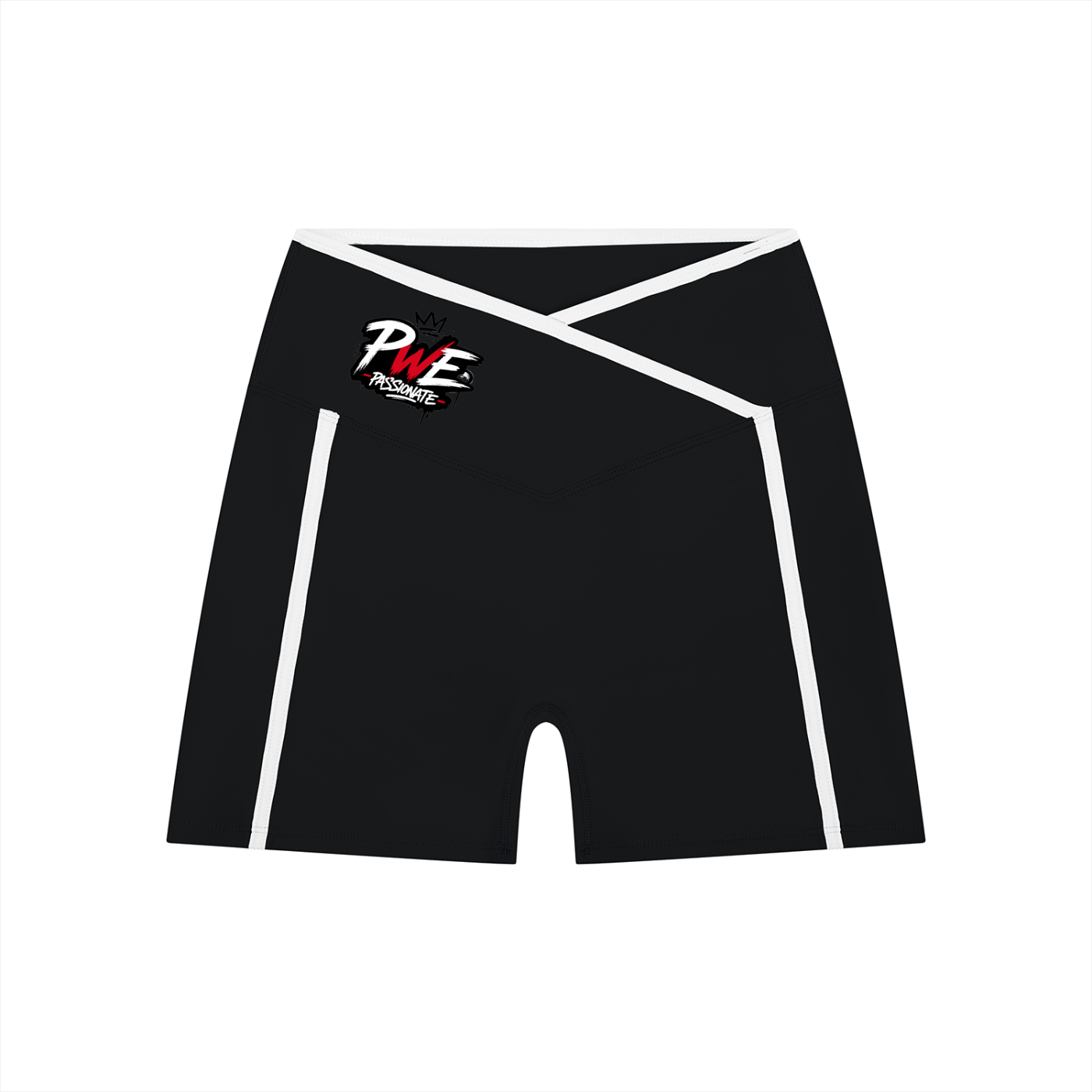 PWE Passionate Women’s High Rise Color Block Yoga Shorts
