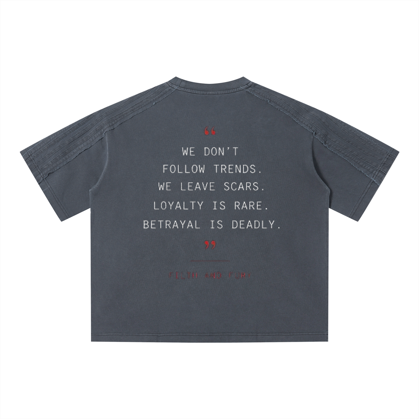 PWE x Filth & Fury Unisex Vintage Wash Boxy T-Shirt