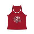 PWE Lux Logo Women's Color Block Cropped Tank Top