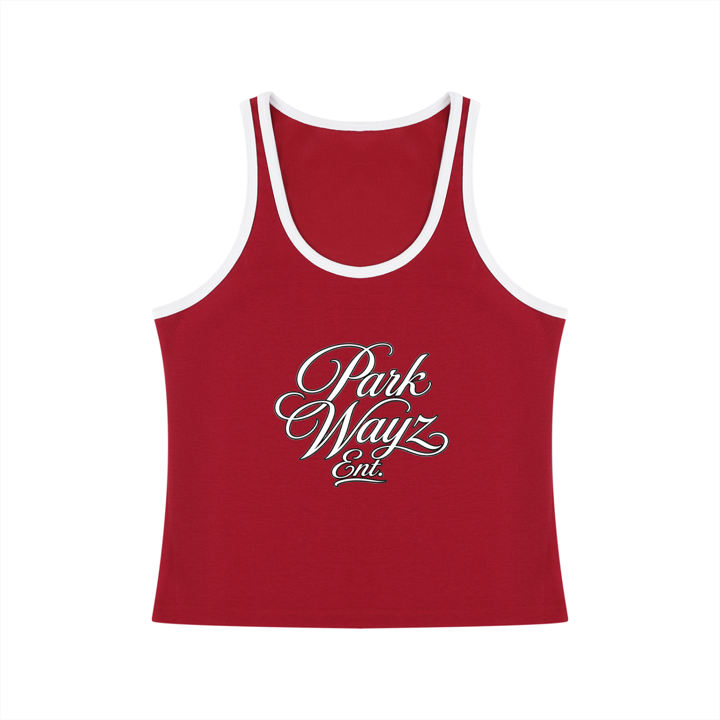 PWE Lux Logo Women's Color Block Cropped Tank Top