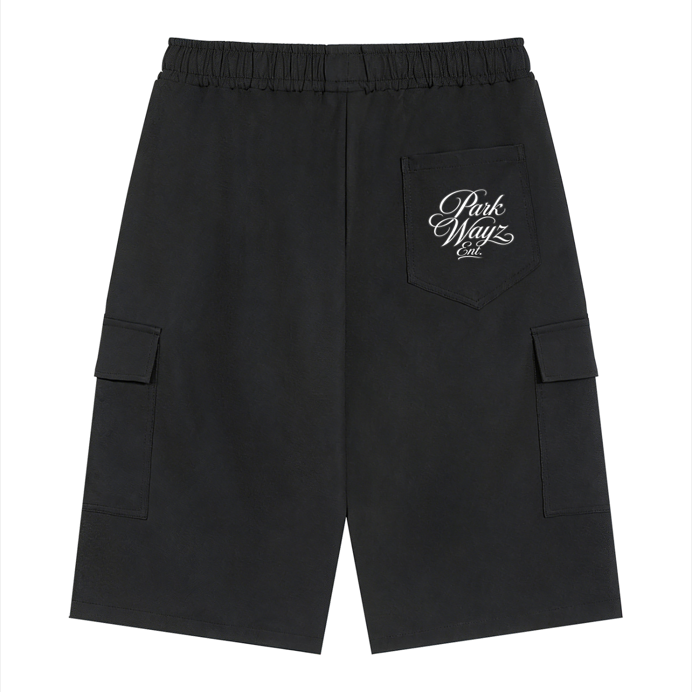 PWE Lux Logo NYC Unisex Drawstring Cargo Shorts