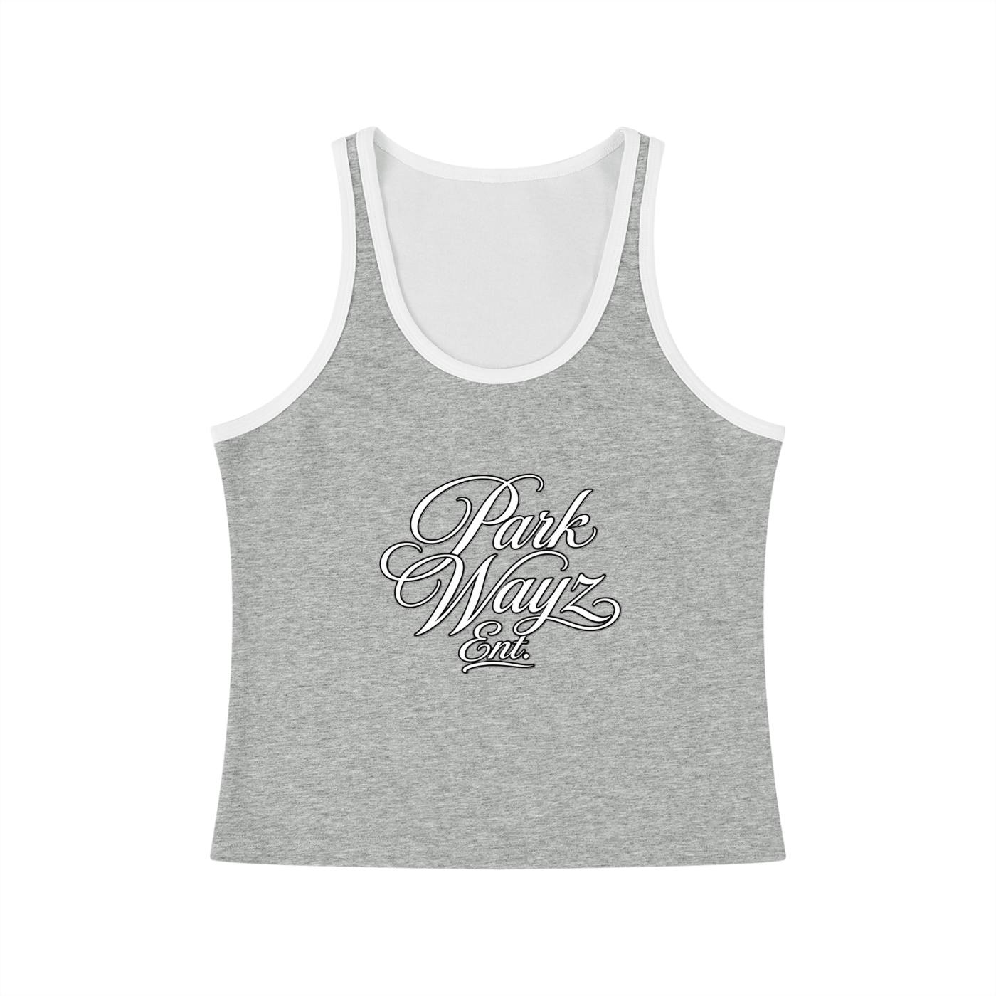 PWE Lux Logo Women's Color Block Cropped Tank Top