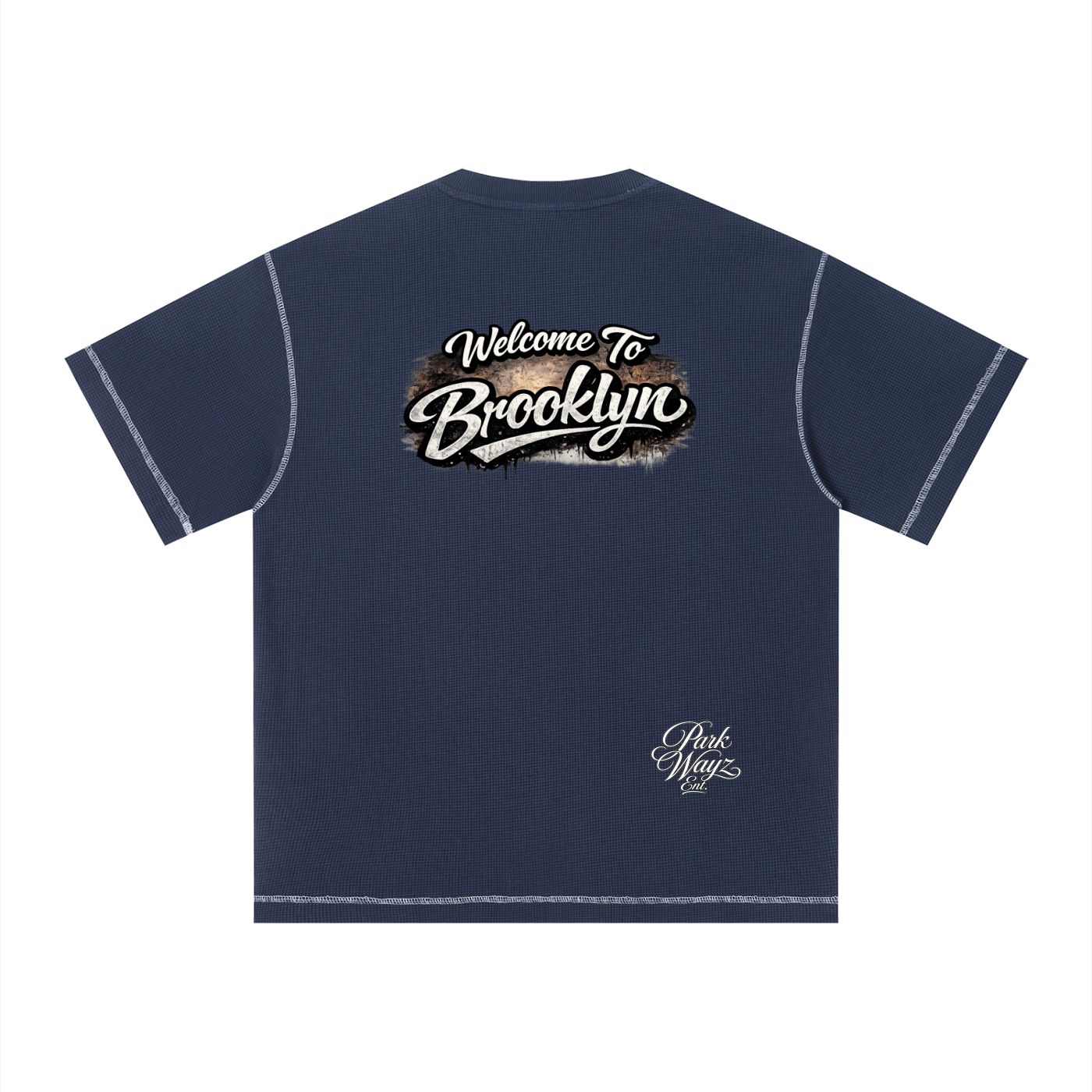 PWE W2BK NYC Unisex Sunfade Waffle Boxy T-Shirt