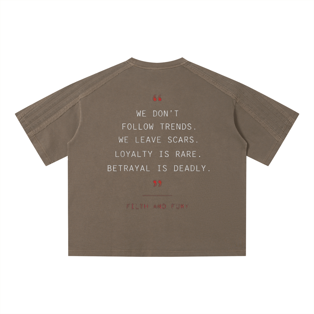 PWE x Filth & Fury Unisex Vintage Wash Boxy T-Shirt