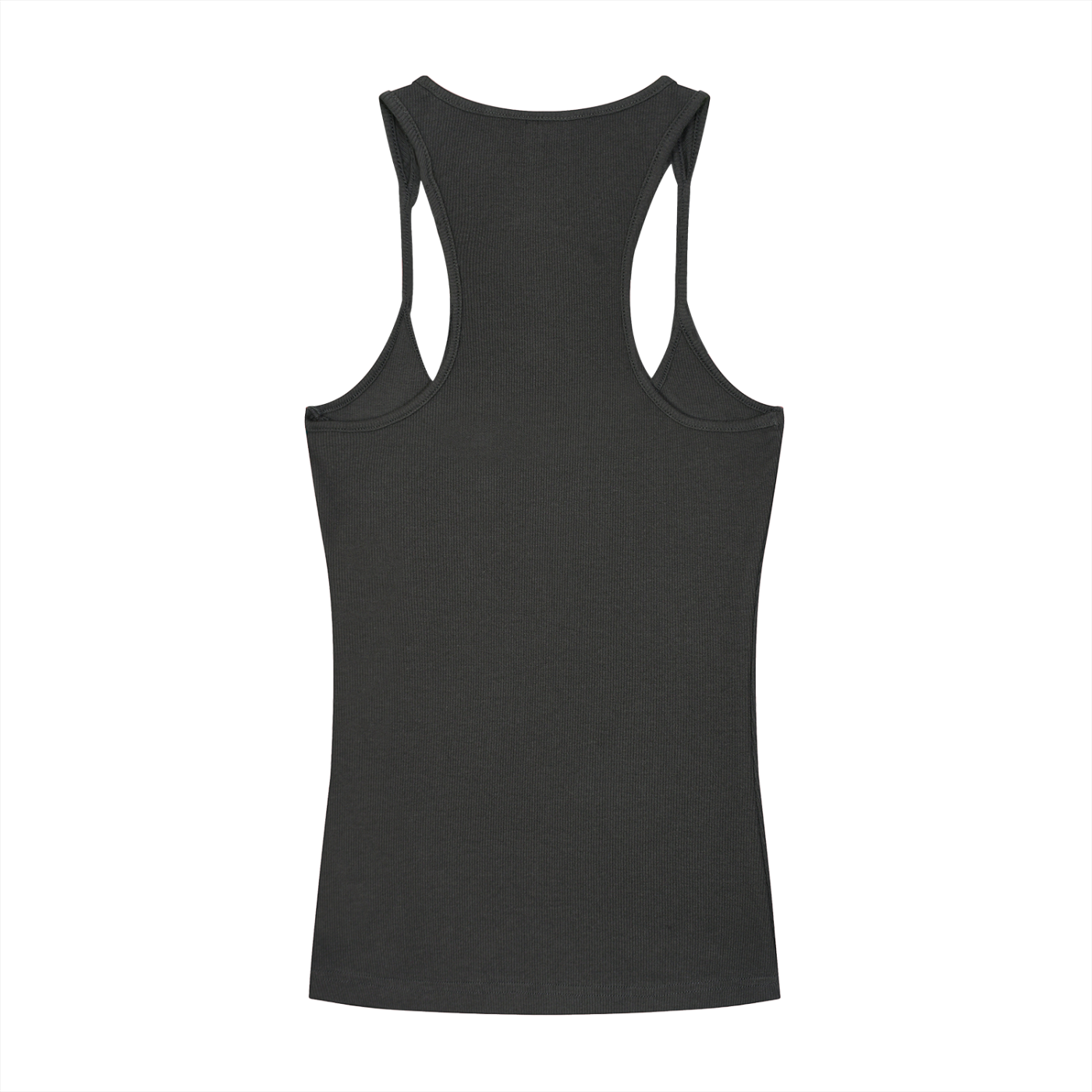 PWE Lux Logo Slim Fit Ribbed Racerback Tank Top
