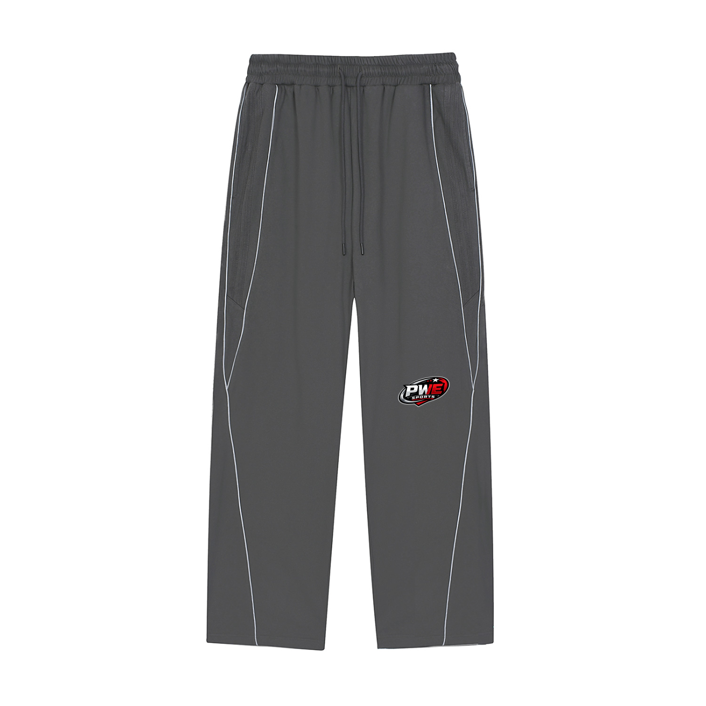 PWE Sports Reflection Striped Straight-Leg Sweatpants