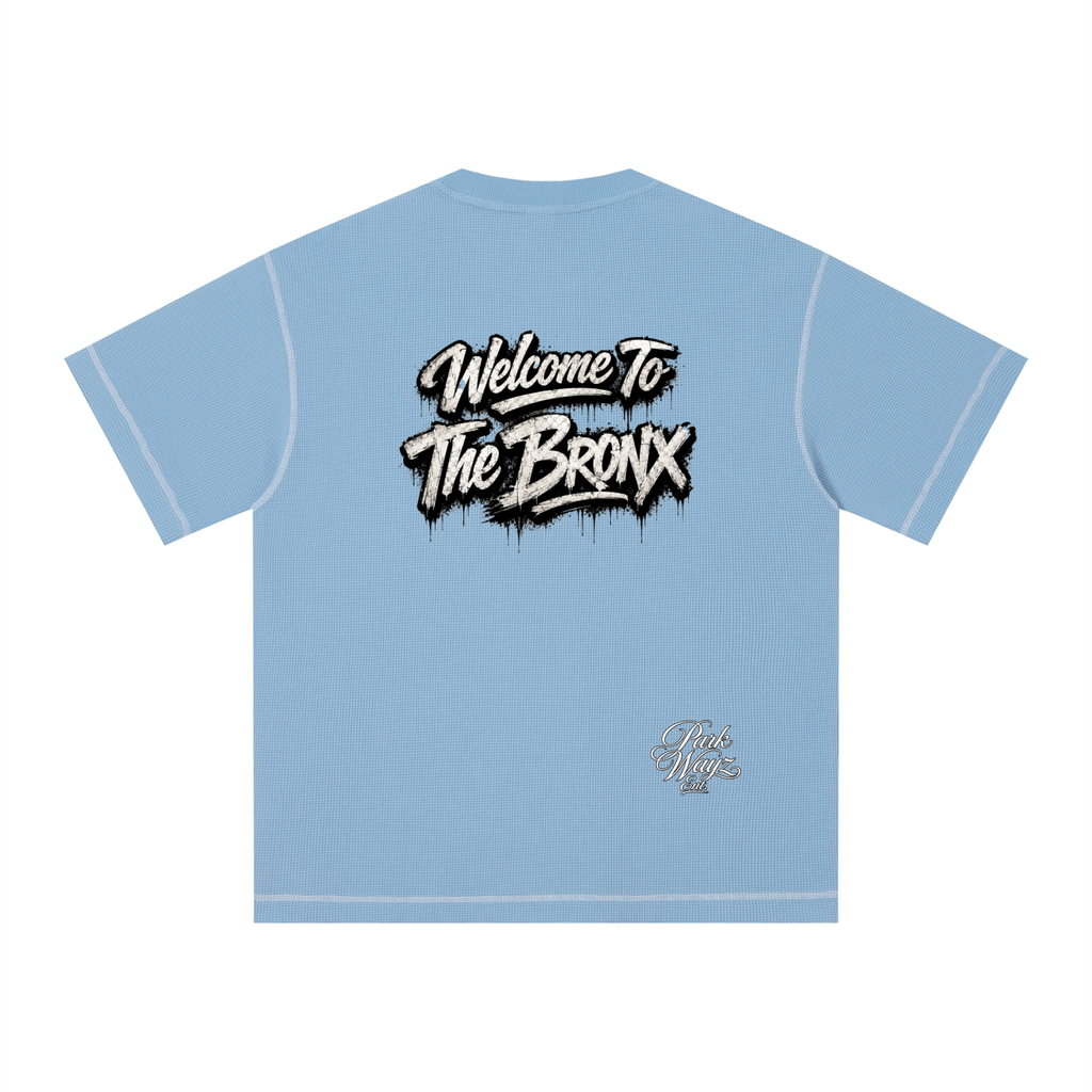 PWE W2TBX Unisex Sunfade Waffle Boxy T-Shirt