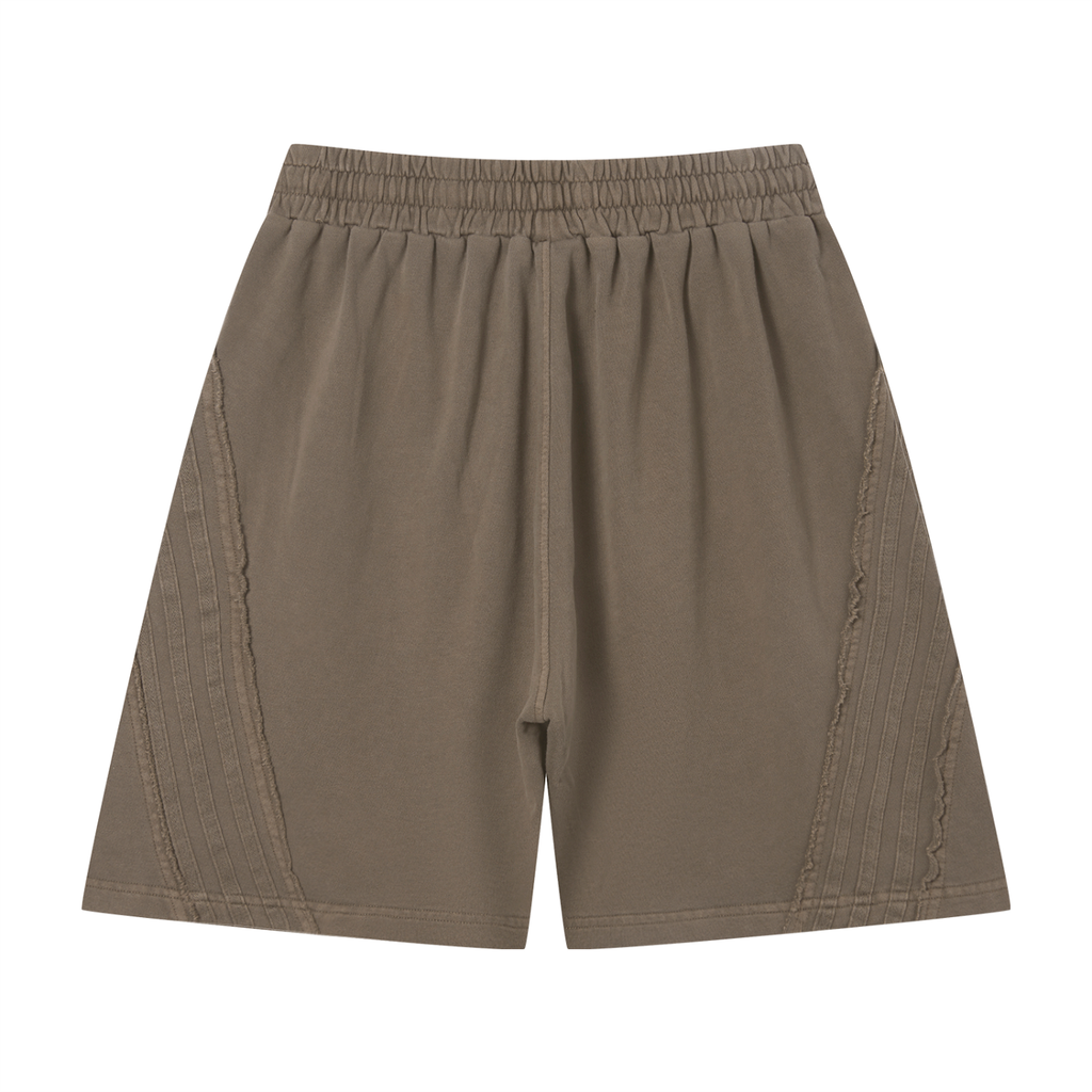 PWE x Filth Fury Unisex Vintage Wash Raw Edge Shorts