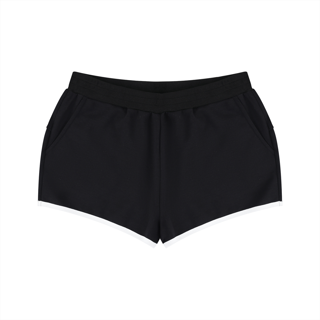 PWE Lux Logo Women's Retro Contrast Binding Shorts