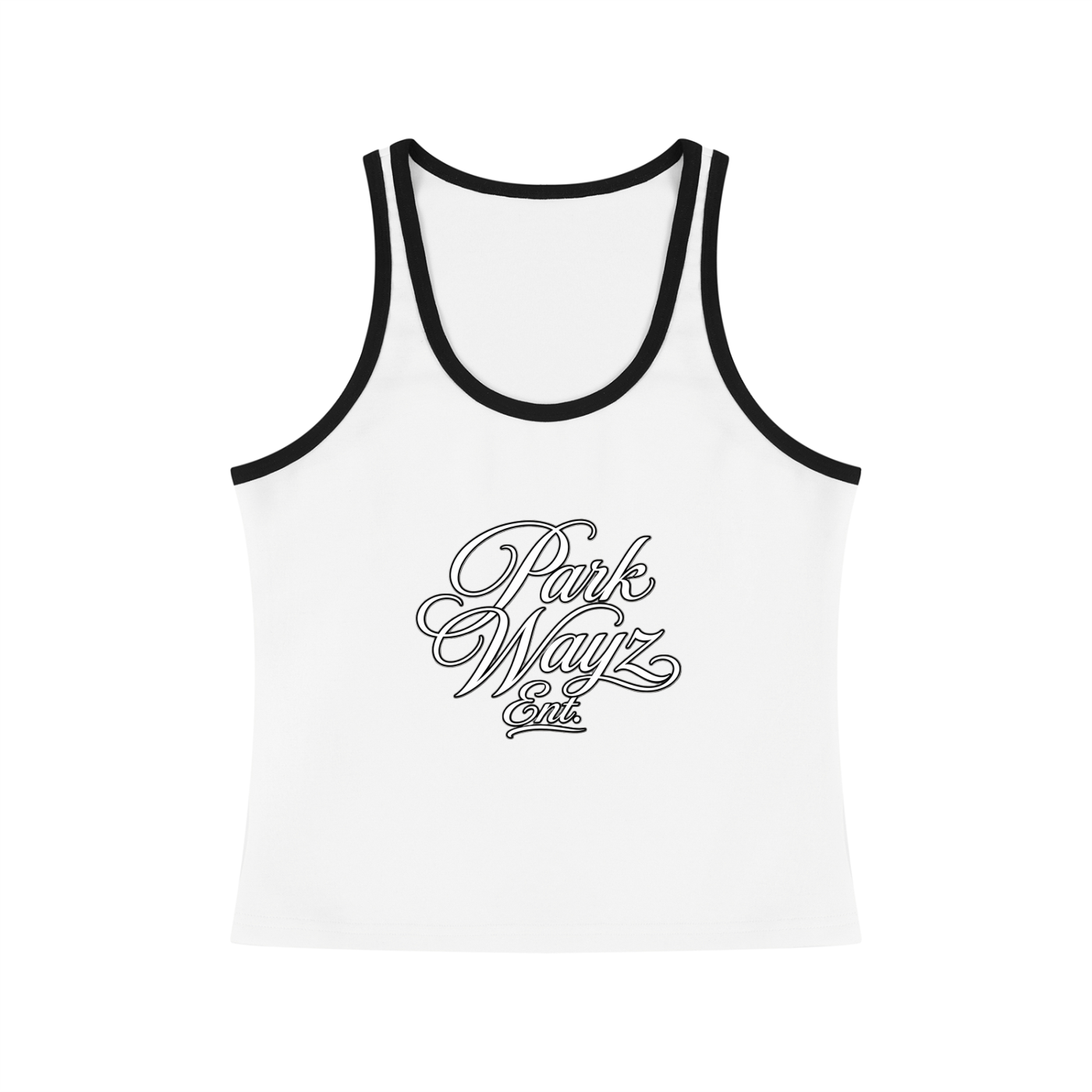 PWE Lux Logo Women's Color Block Cropped Tank Top