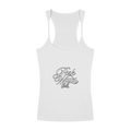 PWE Lux Logo Slim Fit Ribbed Racerback Tank Top