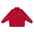 PWE Sports Reflection Striped Raglan Sleeve Jacket with PWE Logo In Back