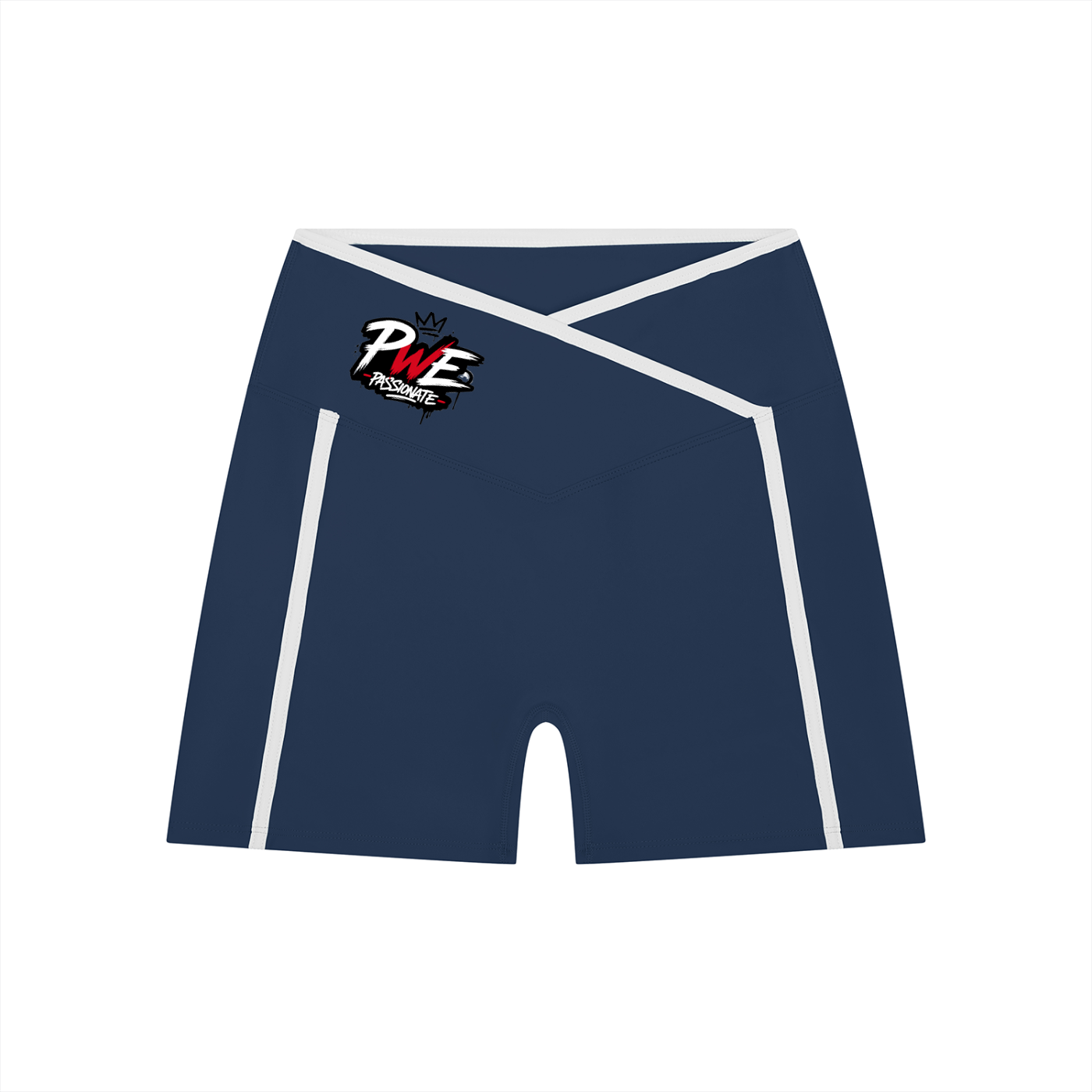 PWE Passionate Women’s High Rise Color Block Yoga Shorts