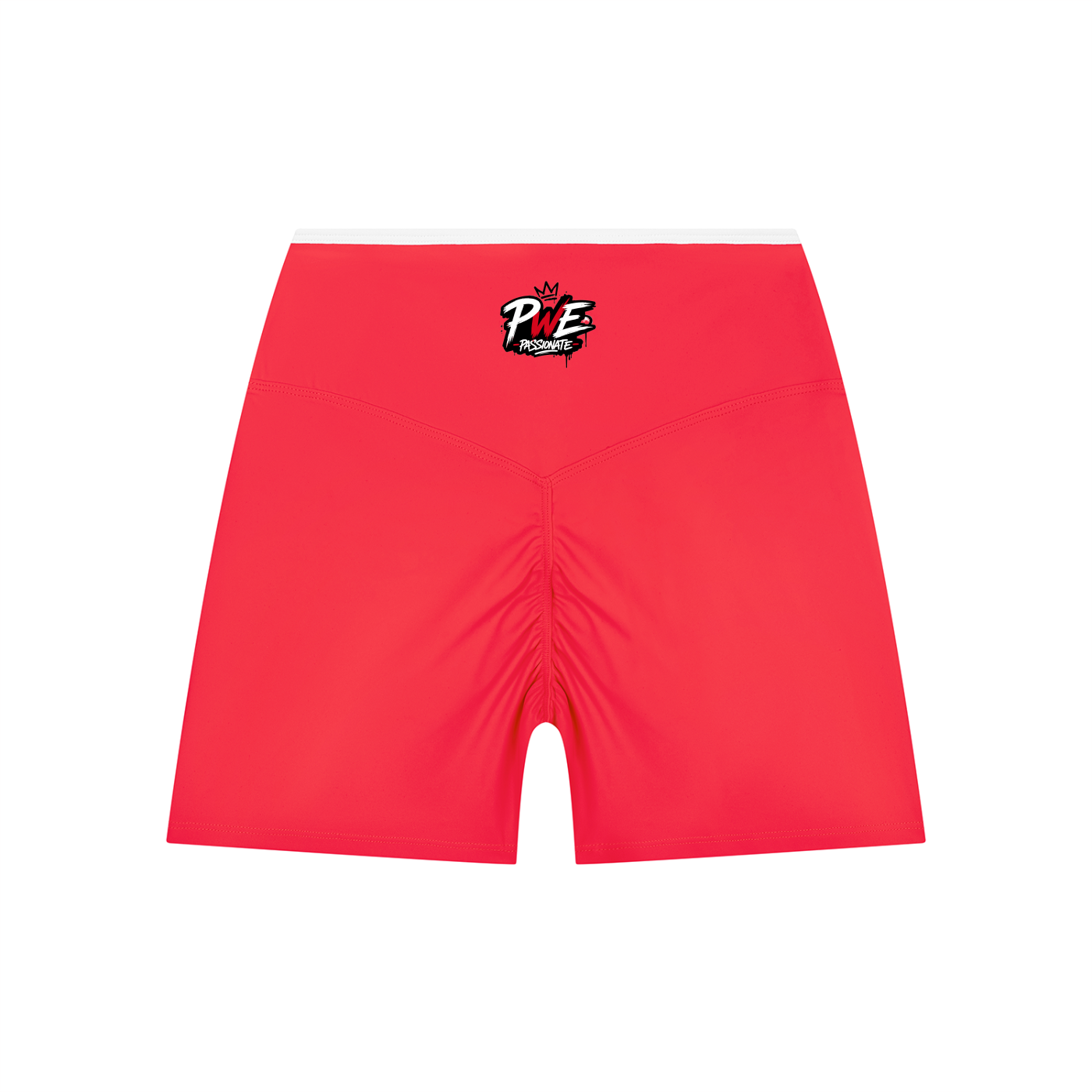 PWE Passionate Women’s High Rise Color Block Yoga Shorts