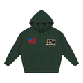 PWE Savage Ape Unisex Loose Solid Full Zip Hoodie