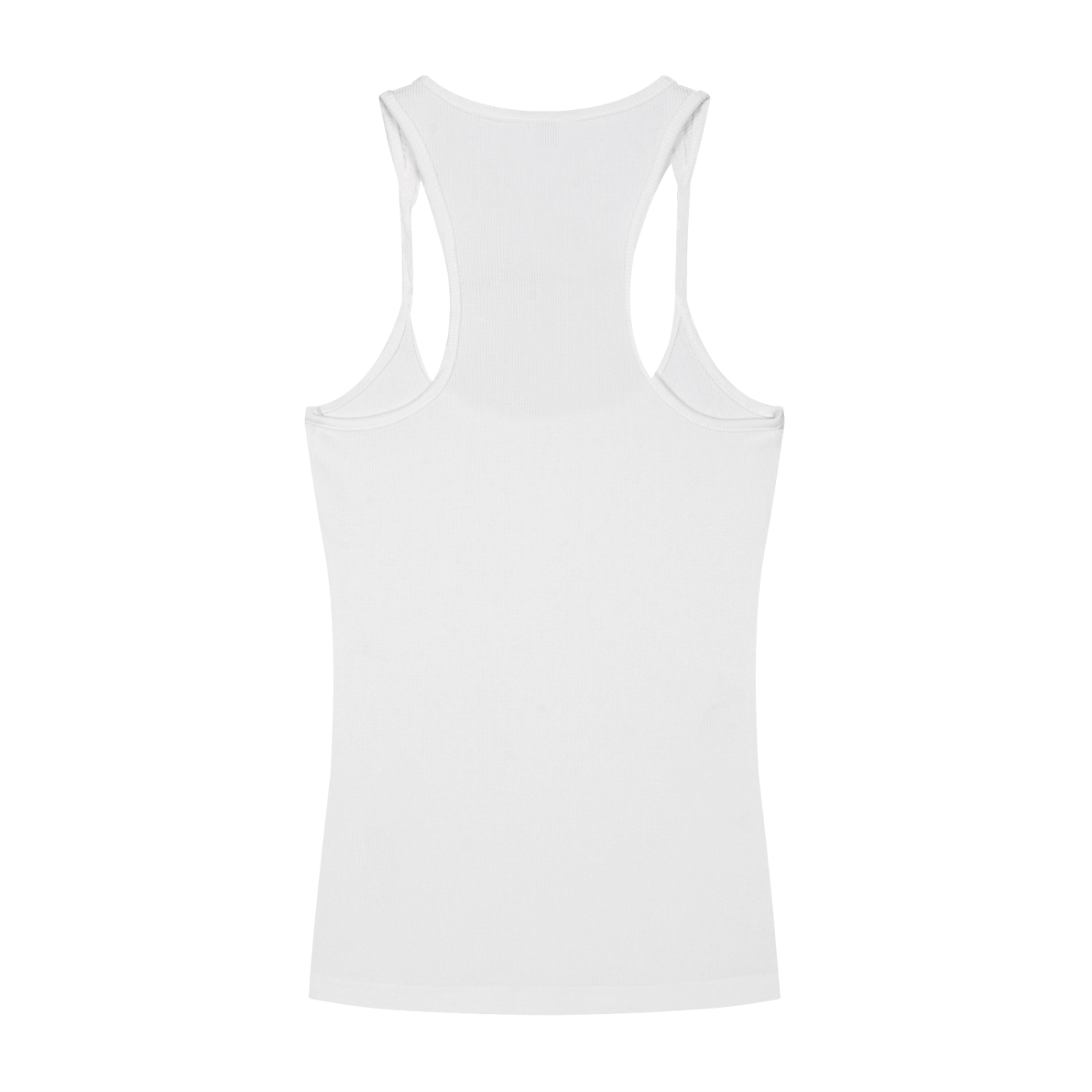 PWE Lux Logo Slim Fit Ribbed Racerback Tank Top